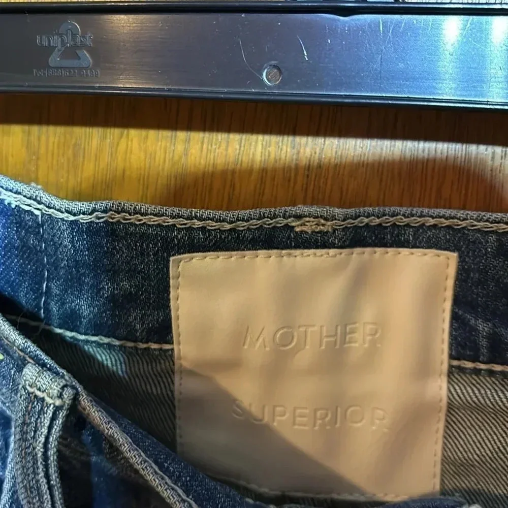 Mother Superior The Rambler Sneak Wash Running With Scissors Size 25 NWT $350